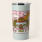 Pisces Gingerbread House Travel Mug Gallery Image 1