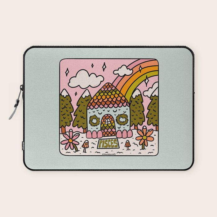 Pisces Gingerbread House Laptop Sleeve Gallery Image 1
