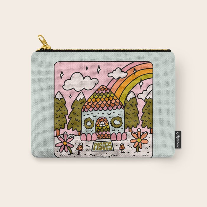 Pisces Gingerbread House Carry All Pouch Gallery Image 1