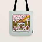 Pisces Gingerbread House Tote Bag Gallery Image 1