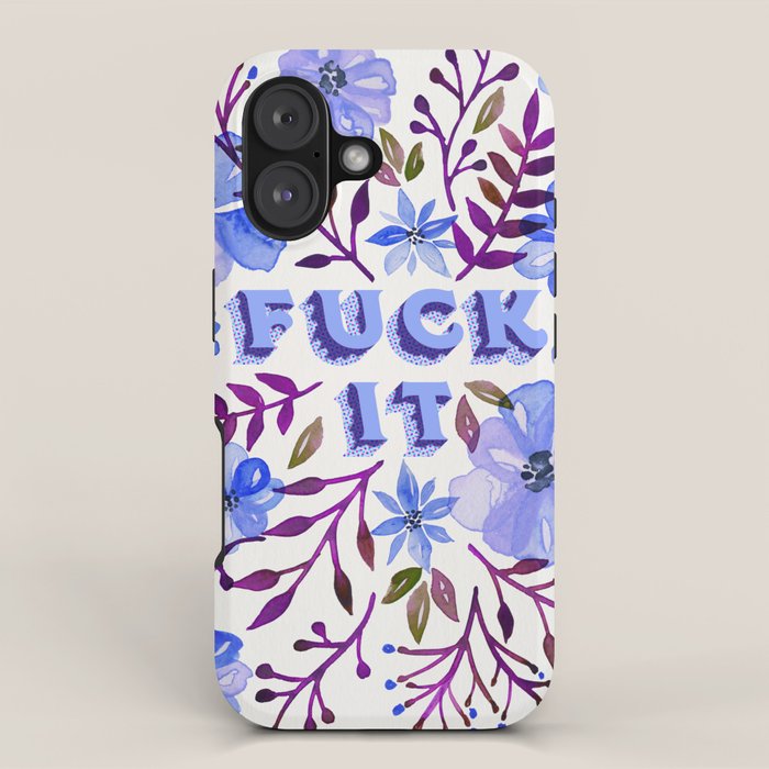 F*ck It - Blueberry Palette iPhone Case Gallery Image 1