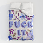 F*ck It - Blueberry Palette Duvet Cover Gallery Image 6