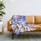 F*ck It - Blueberry Palette Throw Blanket Gallery Image 1