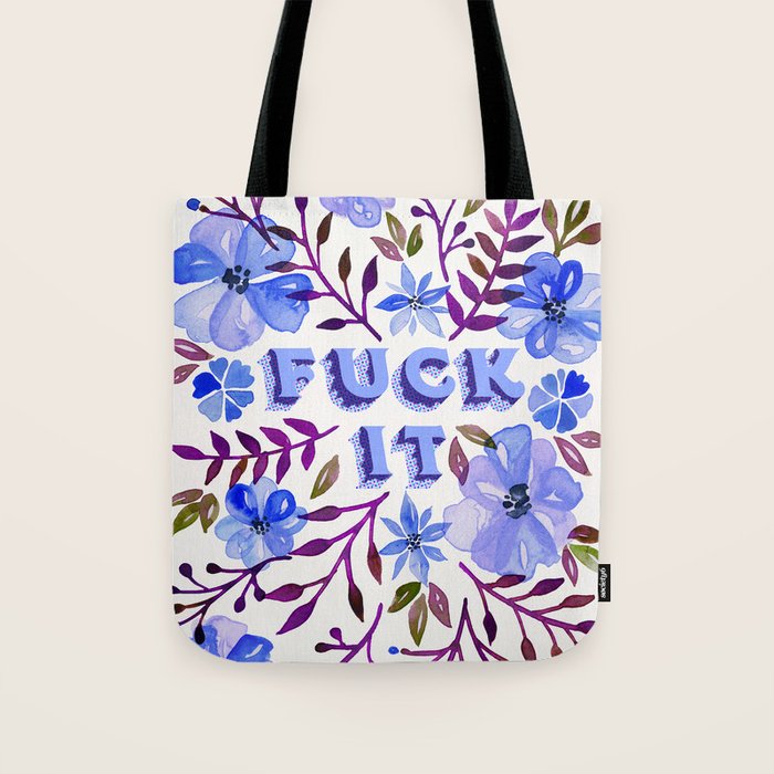 F*ck It - Blueberry Palette Tote Bag Gallery Image 1