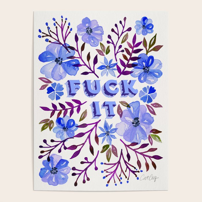 F*ck It - Blueberry Palette Poster Gallery Image 4