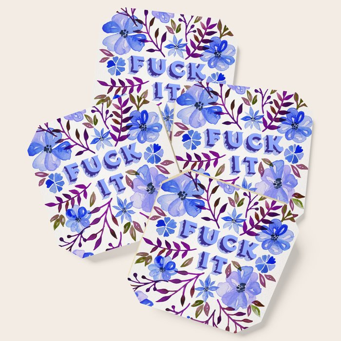 F*ck It - Blueberry Palette Coaster Gallery Image 1