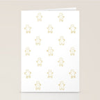 Christmas gingerbread cookie pattern Stationery Card Gallery Image 2