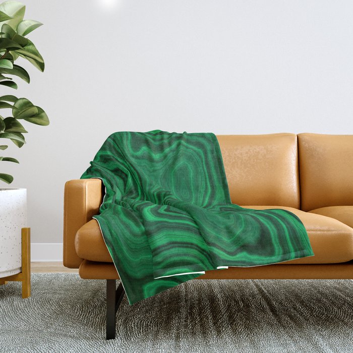 Malachite Throw Blanket Gallery Image 1