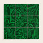 Malachite Wood Wall Art Gallery Image 1