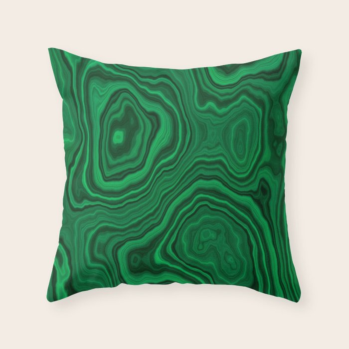 Malachite Throw Pillow Gallery Image 6