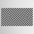 Check VIII - Black Twist â Checkerboard Print Tablecloth Gallery Image 2