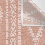oceania diamond stripes - terracotta Wall Tapestry Gallery Image 3