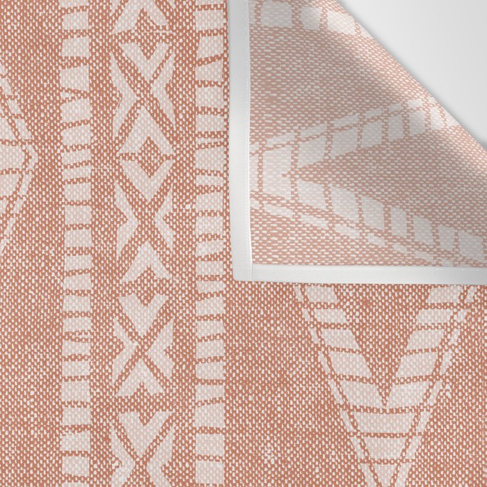 oceania diamond stripes - terracotta Wall Tapestry Gallery Image 3