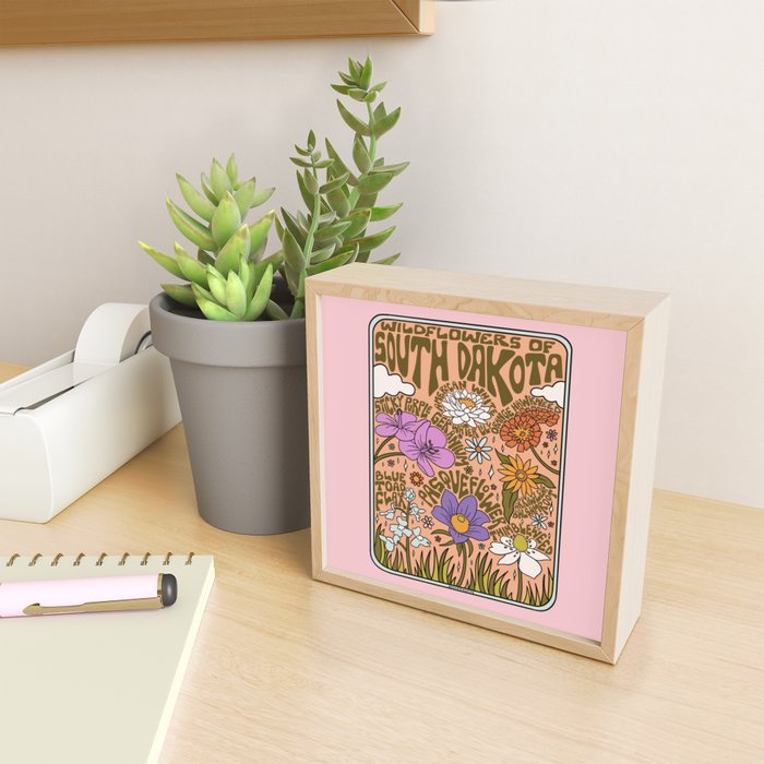 South Dakota Wildflowers Mini Art Print Gallery Image 2