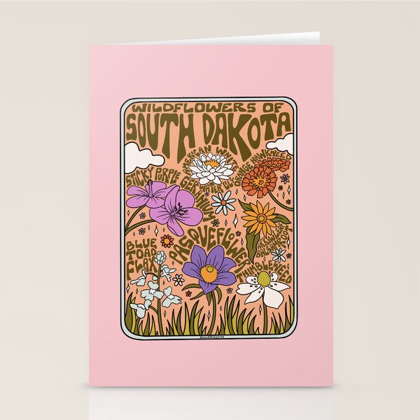 South Dakota Wildflowers Stationery Card Gallery Image 2