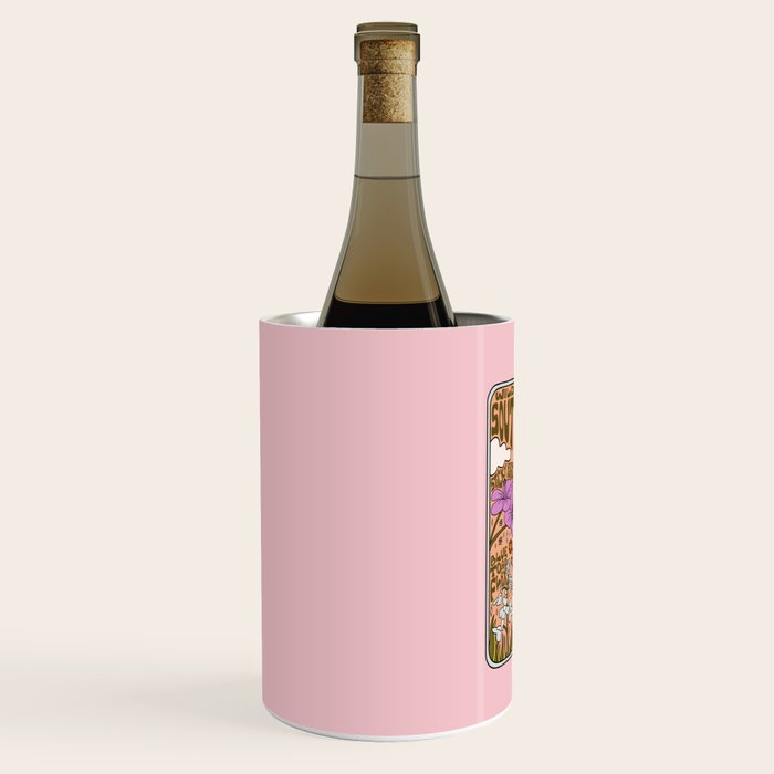South Dakota Wildflowers Wine Chiller Gallery Image 2