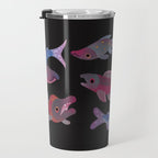 Salmon - dark Travel Mug Gallery Image 3