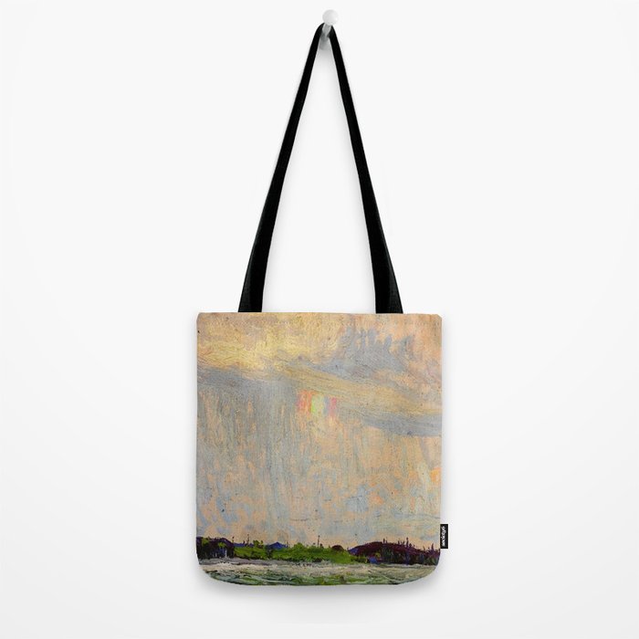 Tom Thomson Misty Sky c. 1913-1914 Canadian Landscape Artist Tote Bag Gallery Image 2