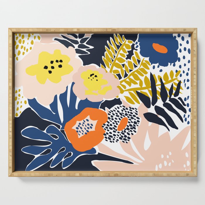 More design for a happy life Serving Tray Gallery Image 1
