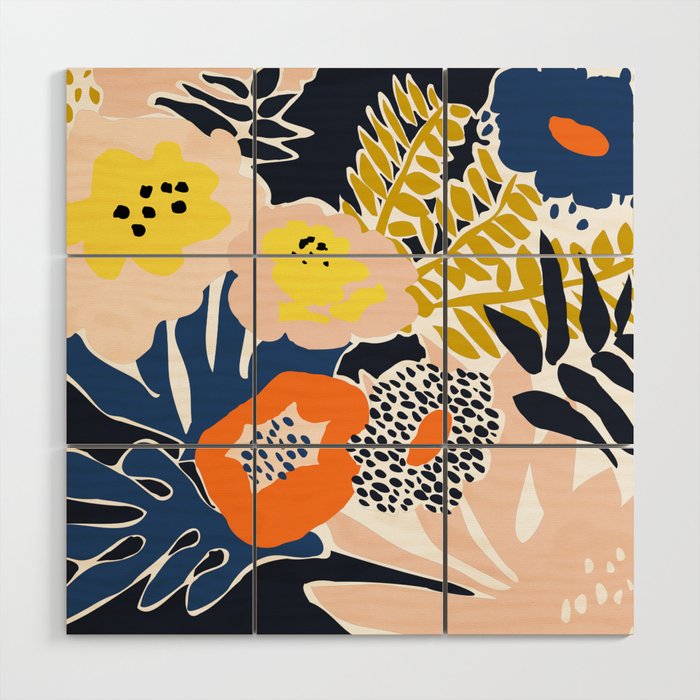 More design for a happy life Wood Wall Art Gallery Image 1