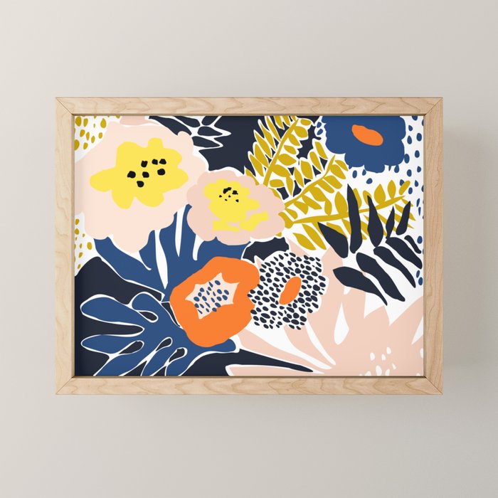 More design for a happy life Mini Art Print Gallery Image 1