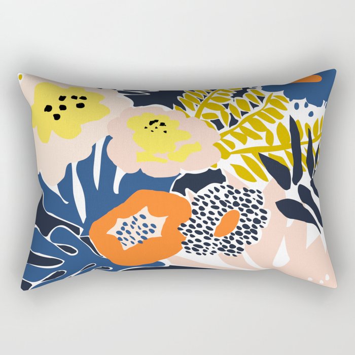 More design for a happy life Rectangular Pillow Gallery Image 1