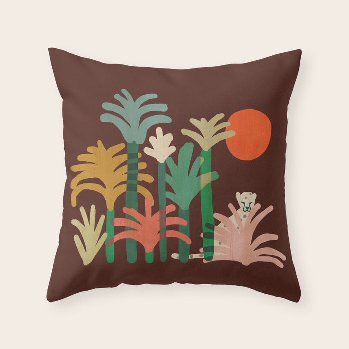 Cheetah Throw Pillow Gallery Image 6