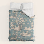 Elegant Swans in Bloom Duvet Cover Gallery Image 6