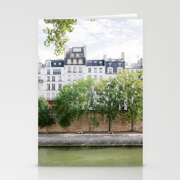 View of the Seine | Paris pastel fine art travel photography France Stationery Card Gallery Image 2