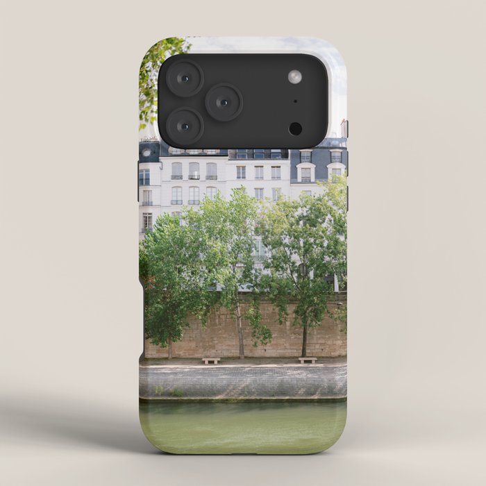 View of the Seine | Paris pastel fine art travel photography France iPhone Case Gallery Image 4
