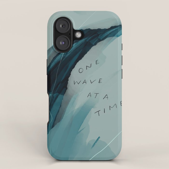 "One Wave At A Time" iPhone Case Gallery Image 1