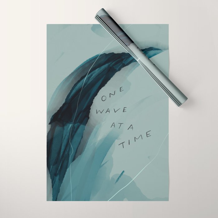 "One Wave At A Time" Wrapping Paper Gallery Image 1