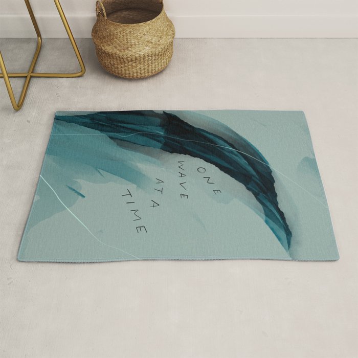 "One Wave At A Time" Rug Gallery Image 1