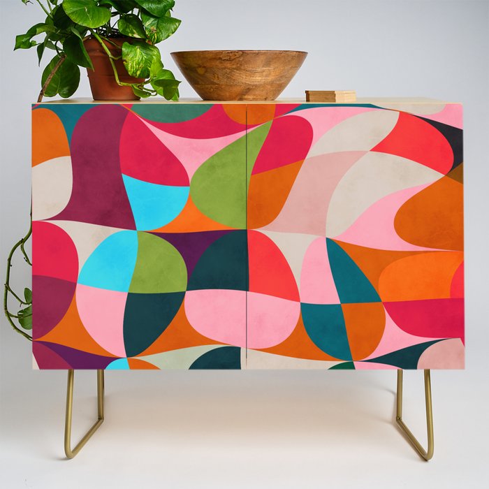 shapes spring colors Credenza Gallery Image 1