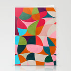 shapes spring colors Stationery Card Gallery Image 2