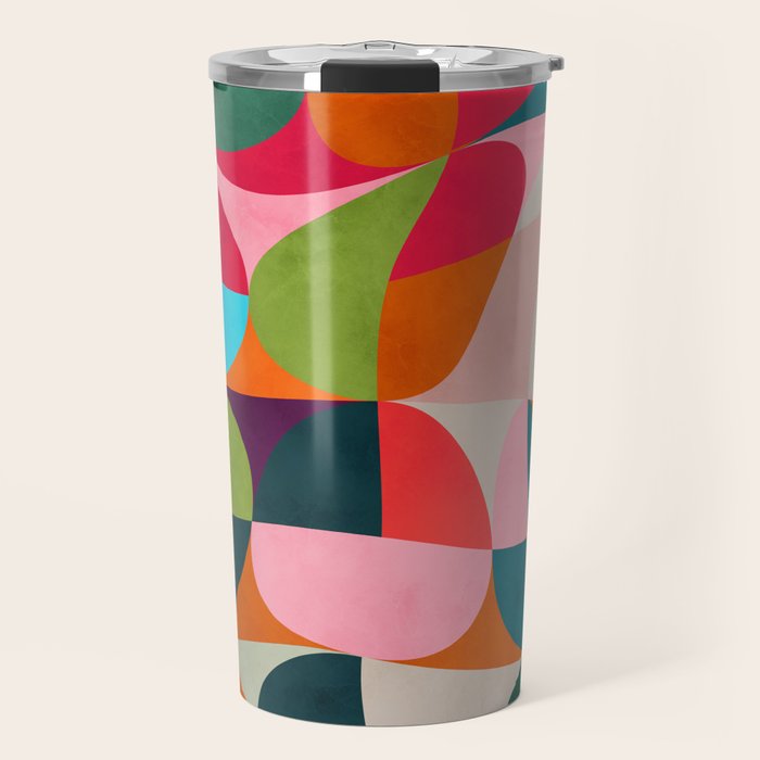 shapes spring colors Travel Mug Gallery Image 1