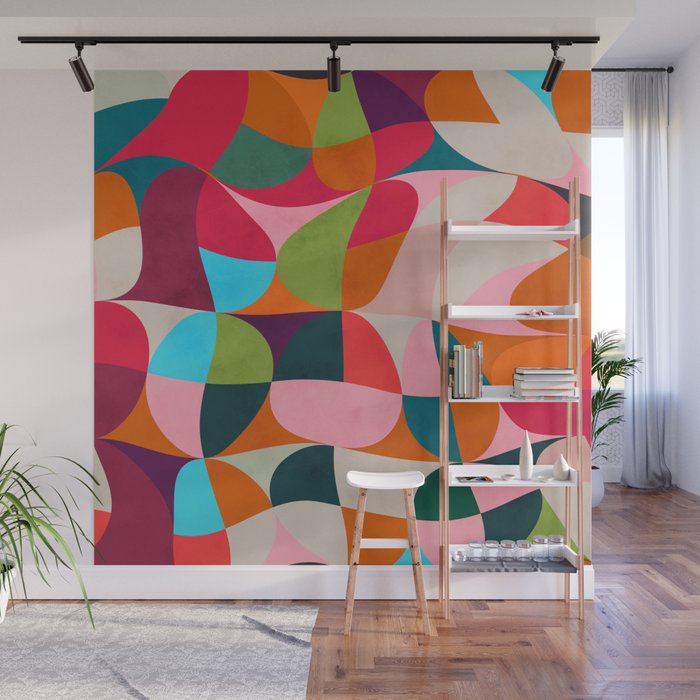 shapes spring colors Wall Mural Gallery Image 1