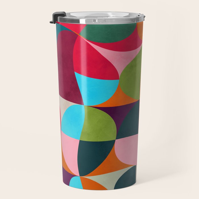 shapes spring colors Travel Mug Gallery Image 3