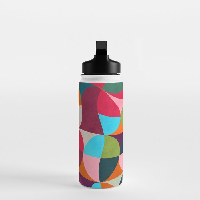 shapes spring colors Water Bottle Gallery Image 3