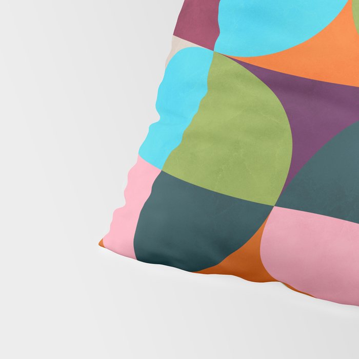 shapes spring colors Pillow Sham Gallery Image 4