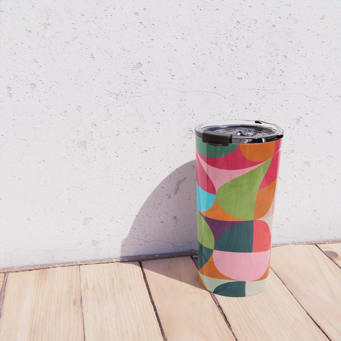 shapes spring colors Travel Mug Gallery Image 4