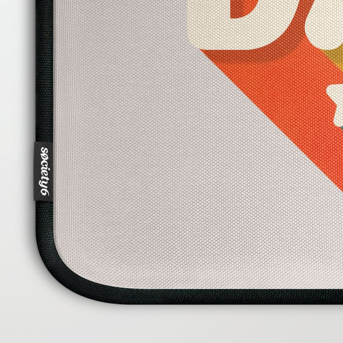 Let's Dance - retro rainbow typography Laptop Sleeve Gallery Image 3