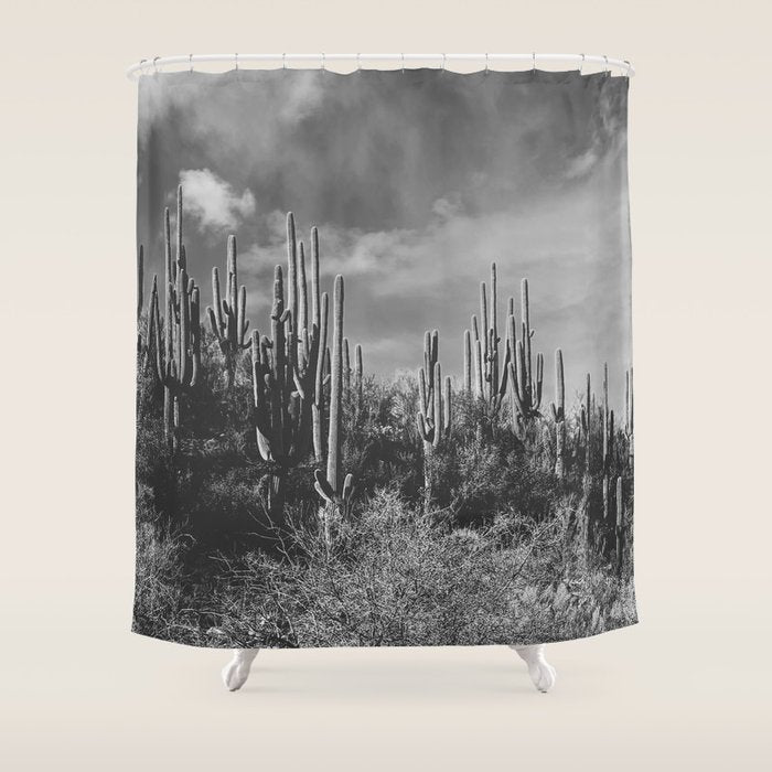 saguaro soiree Shower Curtain Gallery Image 1