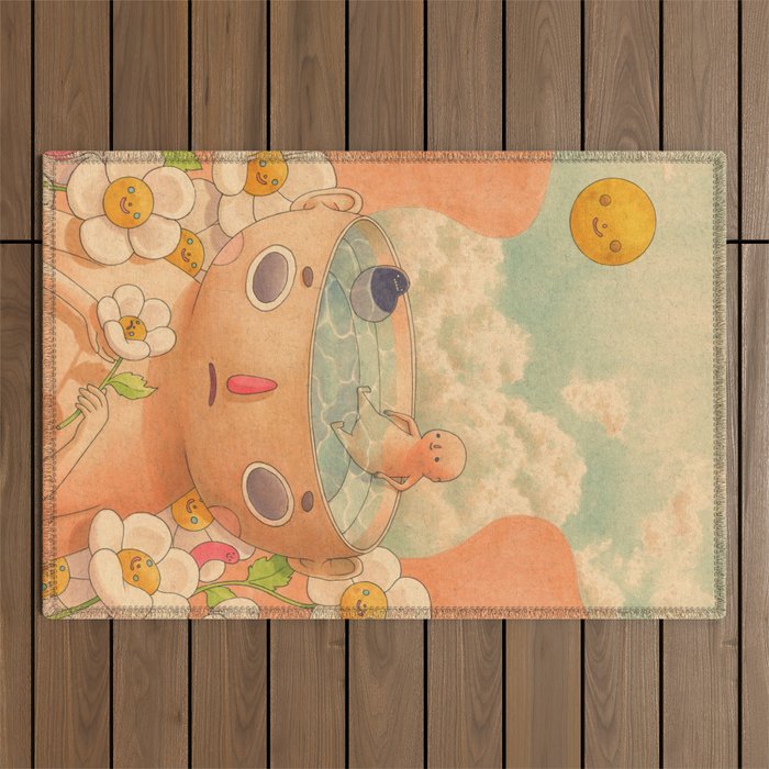 Mind on Break Outdoor Rug Gallery Image 1