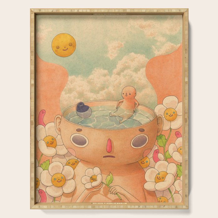 Mind on Break Serving Tray Gallery Image 1