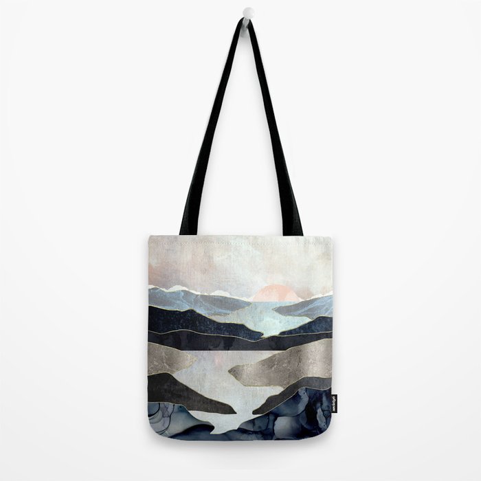 Blue Mountain Lake Tote Bag Gallery Image 2