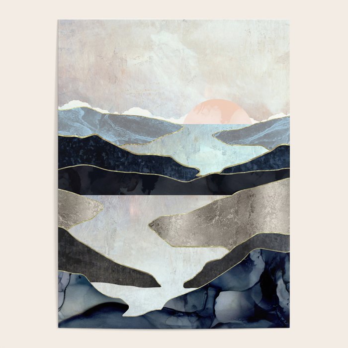 Blue Mountain Lake Poster Gallery Image 4