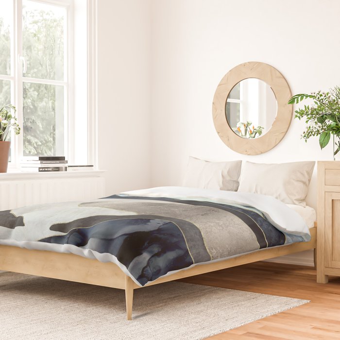 Blue Mountain Lake Duvet Cover Gallery Image 2
