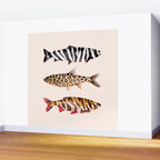 FISH PRINTS Wall Mural Gallery Image 2