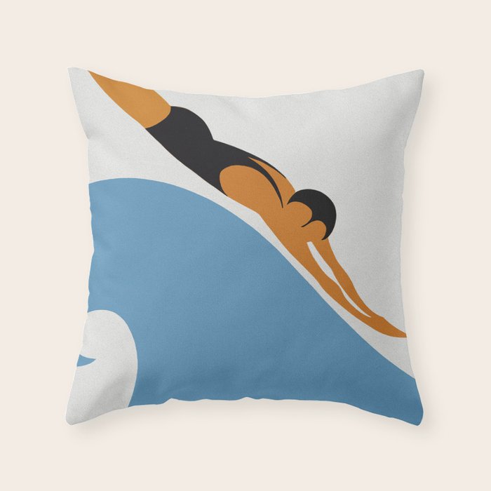 Australia, The Seaside Calls, Vintage Travel Art Throw Pillow Gallery Image 6